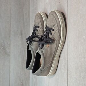 Ecco Mens Leather Lace Up sneakers shoes sz 44/10